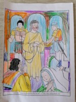 Jesus is condemned to death by Aoife O Driscoll age 7