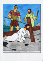Jesus falls for the first time by Jack O'Boyle aged 12